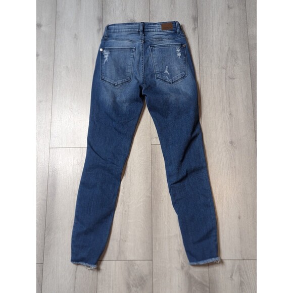 Judy Blue Jeans Women’s Size 1/25 Skinny Fit Raw Hem Distressed - Picture 8 of 13